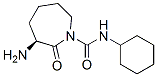 1H-Azepine-1-carboxamide,3-amino-N-cyclohexylhexahydro-2-oxo-,(3S)- Structure
