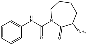 1H-Azepine-1-carboxamide,3-aminohexahydro-2-oxo-N-phenyl-,(3S)-(9CI) Structure