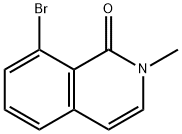 8-BROMO-2-METHYLISOQUINOLIN-1(2H)-ONE, 643069-17-4, 结构式