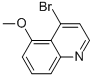 4-溴-5-甲氧基-喹啉, 643069-46-9, 结构式