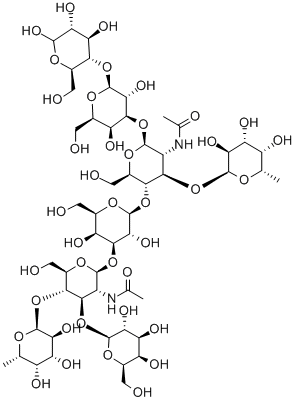 二岩藻糖基-对-乳-N-六糖, 64309-01-9, 结构式