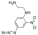 N-(4-azido-2-nitrophenyl)-1,2-diaminoethane Struktur