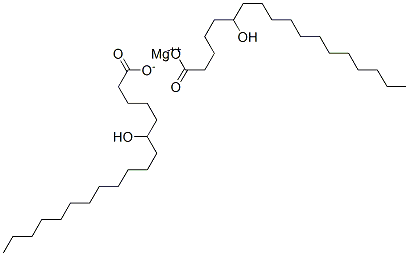 Bis(6-hydroxyoctadecanoic acid)magnesium salt Struktur