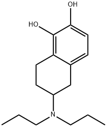 2-(N,N-dipropyl)amino-5,6-dihydroxytetralin Struktur