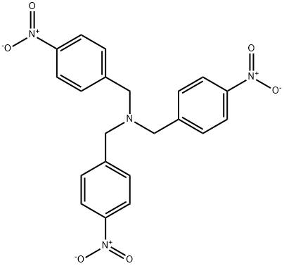 BENZENEMETHANAMINE, 4-NITRO-N,N-BIS[(4-NITROPHENYL)METHYL]- Struktur