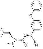 (1R,3S)-3-(2,2-Dimethylethenyl)-2,2-dimethylcyclopropanecarboxylic acid (S)-cyano(3-phenoxyphenyl)methyl ester|