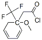 (+/-)-1-METHOXY-1-(TRIFLUOROMETHYL)PHENYLACETYL CHLORIDE 化学構造式