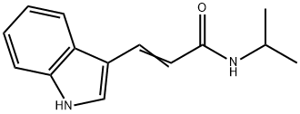 2-PropenaMide, 3-(1H-indol-3-yl)-N-(1-Methylethyl)- Struktur