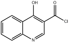 3-Quinolinecarbonyl chloride, 4-hydroxy- (9CI) Struktur