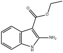 2-アミノ-1H-インドール-3-カルボン酸エチル 化学構造式