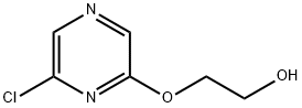 2-CHLORO-6-(2-HYDROXYETHOXY) PYRAZINE Struktur