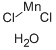 塩化マンガン(II) 一水和物 化学構造式