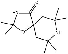 2,2,7,7,9,9-hexamethyl-1-oxa-3,8-diazaspiro[4.5]decan-4-one Struktur
