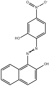 1-[(2-hydroxy-4-nitrophenyl)azo]-2-naphthol 结构式