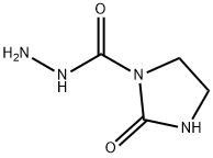 1-Imidazolidinecarboxylicacid,2-oxo-,hydrazide(9CI) 结构式