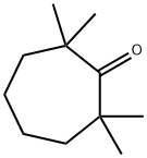 2,2,7,7-テトラメチルシクロヘプタノン 化学構造式