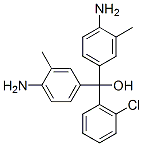 4,4'-diamino-2''-chloro-3,3'-dimethyltrityl alcohol Structure