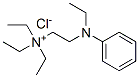 triethyl[2-(ethylphenylamino)ethyl]ammonium chloride Struktur