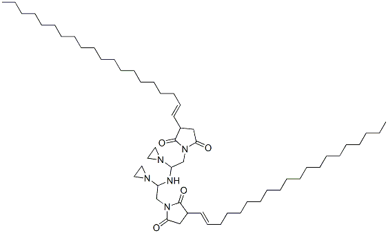 1,1'-[iminobis(ethyleneiminoethylene)]bis[3-(icosenyl)pyrrolidine-2,5-dione] Struktur