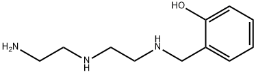 2-[[[2-[(2-アミノエチル)アミノ]エチル]アミノ]メチル]フェノール 化学構造式