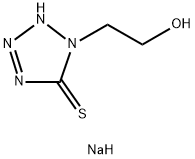 1-2-羟乙基)-5-巯基-1H-四氮唑钠盐,64350-77-2,结构式