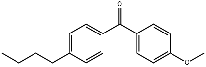 (4-BUTYLPHENYL)(4-METHOXYPHENYL)METHANONE 结构式