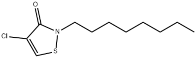 4-氯-2-辛基-3(2H)异噻唑酮, 64359-80-4, 结构式