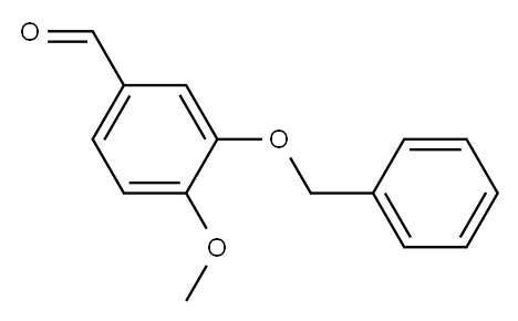 3-苄氧基-4-甲氧基苯甲醛,6436-05-0,结构式