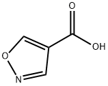 イソオキサゾール-4-カルボン酸 化学構造式