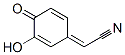 Acetonitrile, (3-hydroxy-4-oxo-2,5-cyclohexadien-1-ylidene)-, (2Z)- (9CI) Structure
