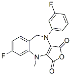 6-FLUORO-10-(3-FLUORO-PHENYL)-4-METHYL-9,10-DIHYDRO-4H-2-OXA-4,10-DIAZA-BENZO[F]AZULENE-1,3-DIONE Structure