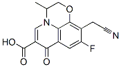 10-(CYANOMETHYL)-9-FLUORO-2,3-DIHYDRO-3-METHYL-7-OXO-7H-PYRIDO[1,2,3-DE]-1,4-BENZOXAZINE-6-CARBOXYLIC ACID Structure