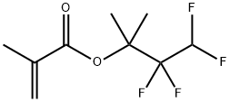 2,2,3,3-tetrafluoro-1,1-dimethylpropyl methacrylate Struktur