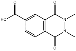 6-Phthalazinecarboxylicacid, 1,2,3,4-tetrahydro-2,3-dimethyl-1,4-dioxo- Structure
