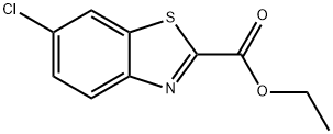 6-CHLORO-2-BENZOTHIAZOLECARBOXYLIC ACID ETHYL ESTER Struktur