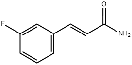 3-(3-氟苯基)-2-丙烯酰胺,主要为反式, 64379-96-0, 结构式