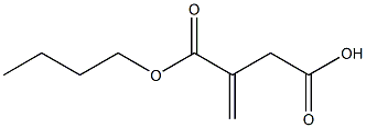 イタコン酸モノブチル 化学構造式