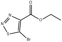 5-溴-1,2,3-噻二唑-4-羧酸 乙酯,6439-91-4,结构式