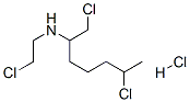 1,6-Dicloro-N-(2-chloroethyl)-2-heptanamine hydrochloride Structure