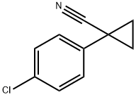 1-(4-氯苯基)-1-环丙甲腈, 64399-27-5, 结构式