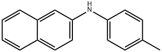 N-(对甲苯基)-2-萘胺, 644-16-6, 结构式