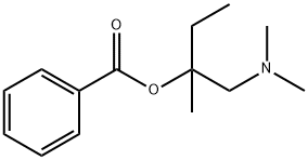 1-[(dimethylamino)methyl]-1-methylpropyl benzoate Struktur