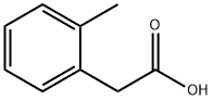 邻甲基苯乙酸,644-36-0,结构式