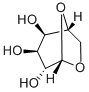 1,6-アンヒドロ-Β-D-ガラクトピラノース 化学構造式
