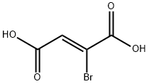 (Z)-Bromofumaric acid Struktur