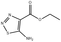 5-AMINO-1,2,3-THIADIAZOLE-4-CARBOXYLIC ACID ETHYL ESTER Struktur