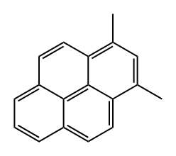 PYRENE,1,3-DIMETHYL- Struktur
