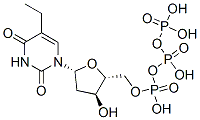 5-ethyl-2'-deoxyuridine triphosphate Struktur
