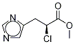 Desamino (αS)-Chloro Histidine Methyl Ester Structure