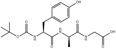 BOC-TYR-D-ALA-GLY-OH Struktur